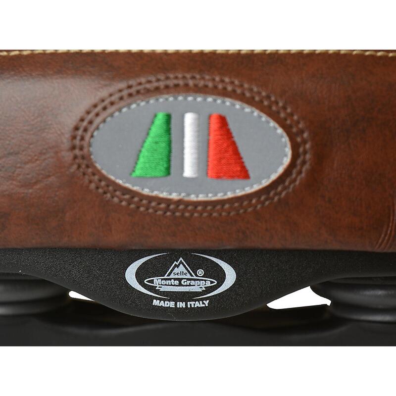 Selle Monte Grappa Selle Selva Homme Brun avec Élastomère