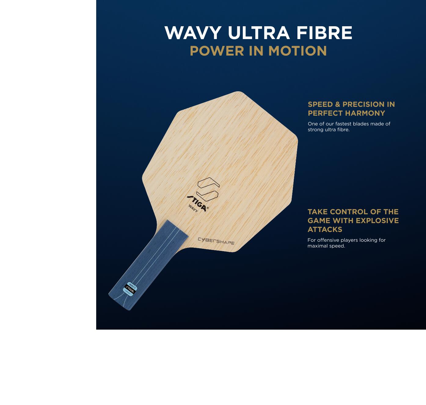 STIGA Legno ping pong Wavy Ultra Fibre 6/6