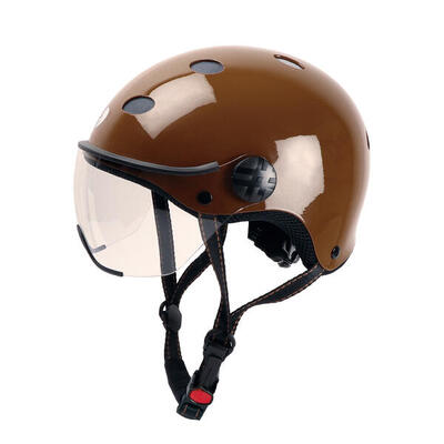 CITY Fahrradhelm mit farbigem Visier MENTHA