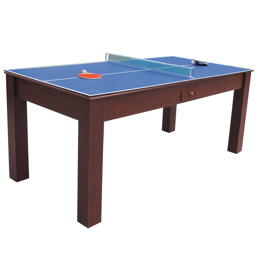 Devessport - Mesa multijogos 3 em 1 (mesa de jantar, bilhar e pingue-pongue) 3/4