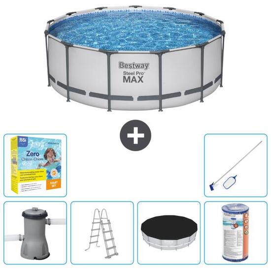 Bestway Steel Pro MAX Rund - 427x84 cm + Accessoires CB36