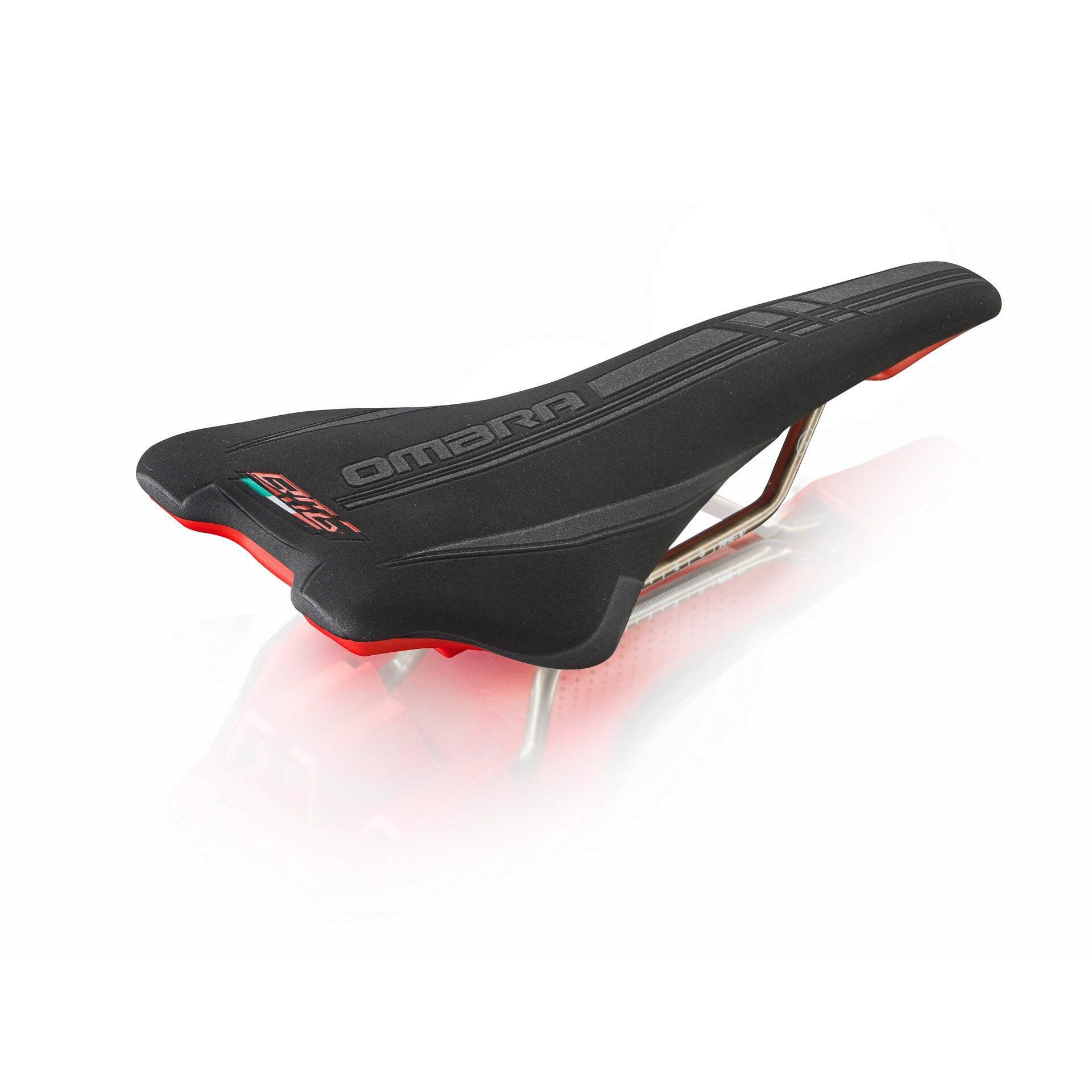 SELLE MONTE GRAPPA Sella Selle Monte Grappa BMG Ombra nero/rosso in similpelle.
