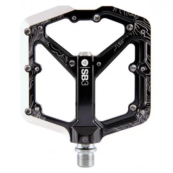Pair of SB3 Spectrum Flat Pedals Black