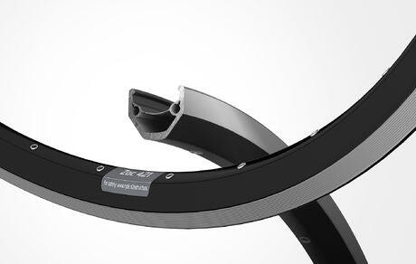 Ryde Felge ZAC 421 28/29" / 622x21C Aluminium 36 Loch 14G schwarz gesleift.