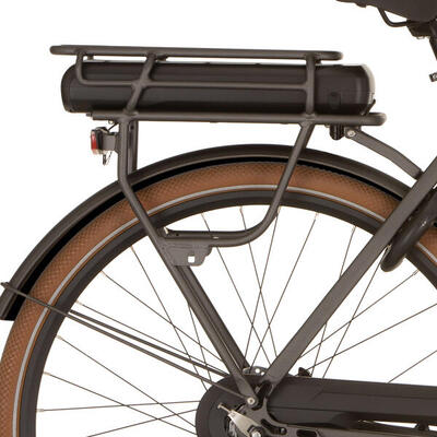 Cortina e-foss achterdrager in iron black matt - duurzaam en stijlvol