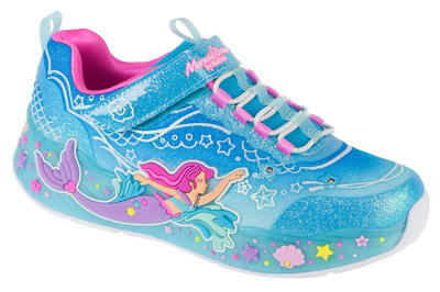Sneakers skechers mermaid dreams, blauw, kinderen