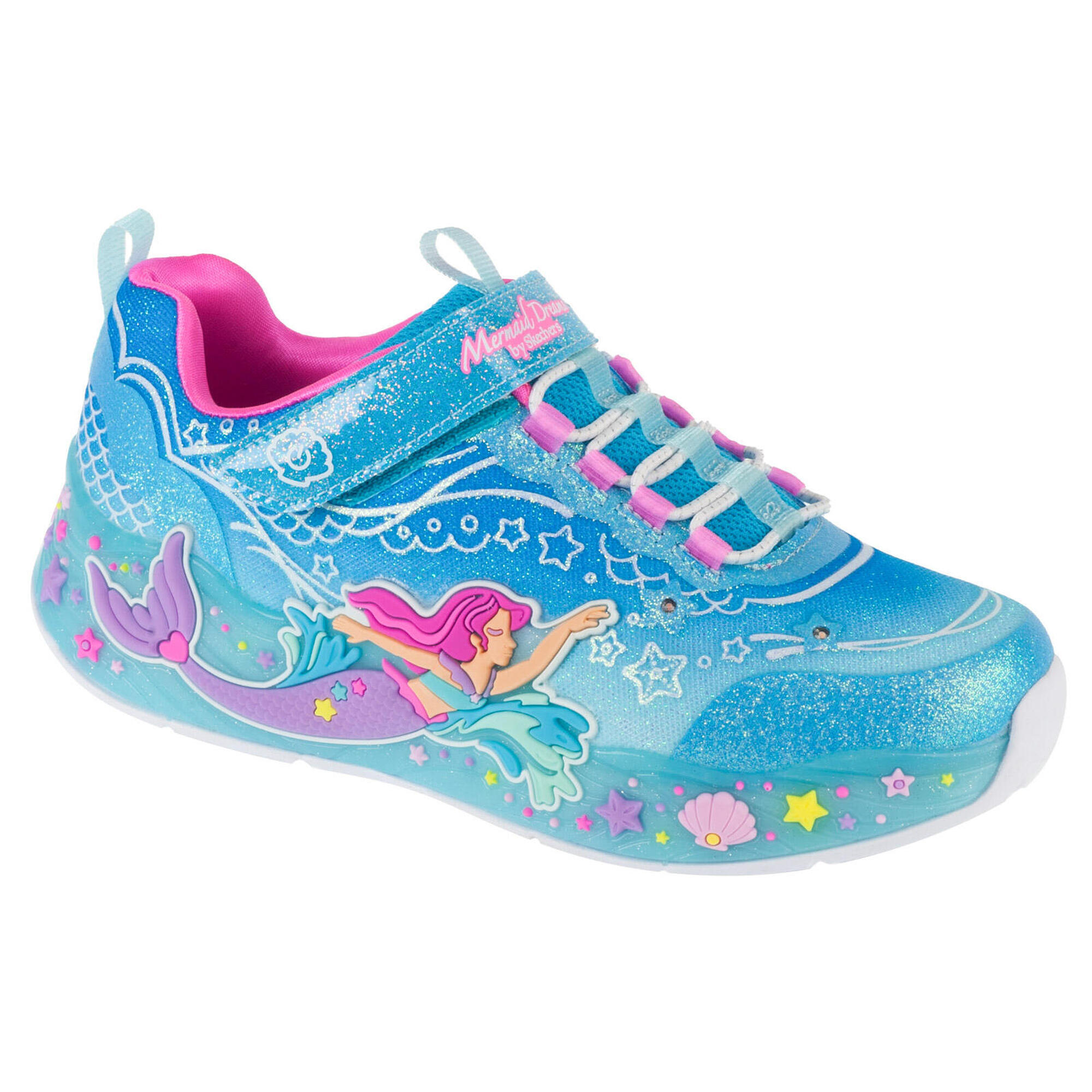 Kapcie SKECHERS MERMAID DREAMS Niebieski