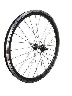 Hh voorwiel 20x1.75 aluminium zwart voor fietsen