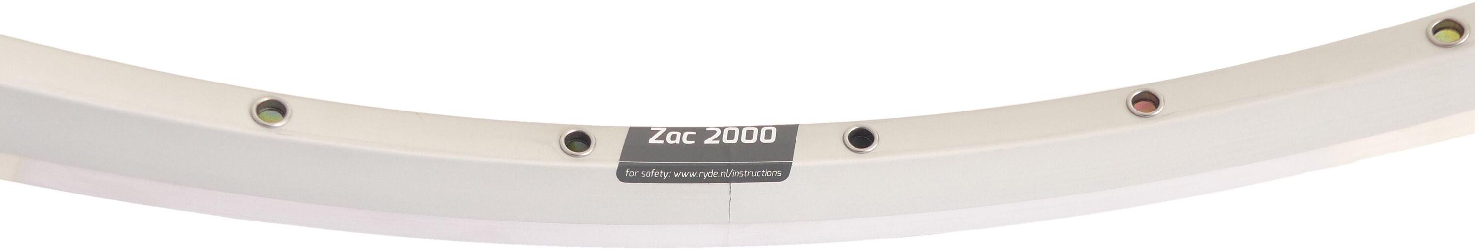 RYDE Ryde ZAC 2000 Fietsvelg 28" Aluminium 32 Gaten 14G Zilver