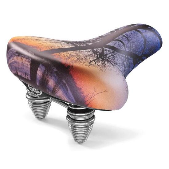 Selle Monte Grappa Sella Sunset Cruiser in Skay con molla.