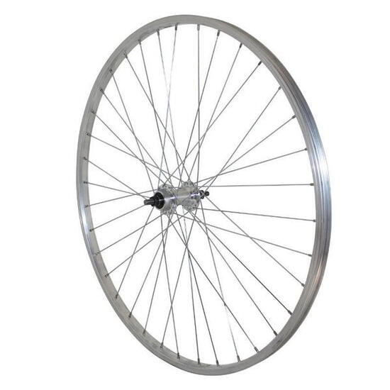 Roue arrière alu moyeu axe plein roue libre Velox 1V