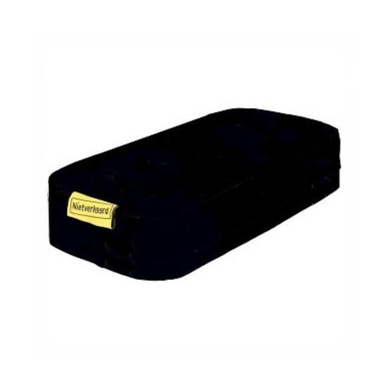 Recycelte Kissen-Sitz-Heckträger schwarzgrau