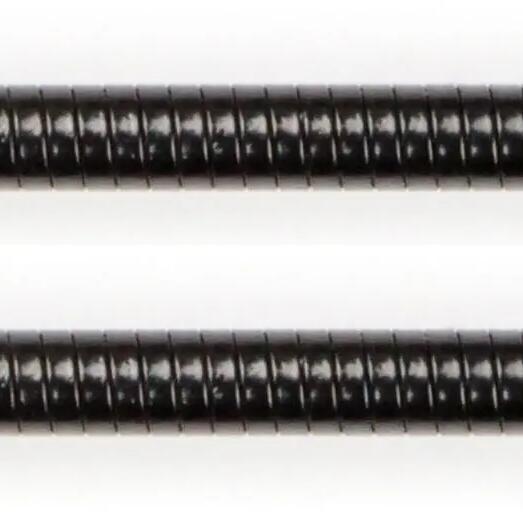 RST Adjustable Flex V-Brake Cable Pipes - Black (Set of 2)