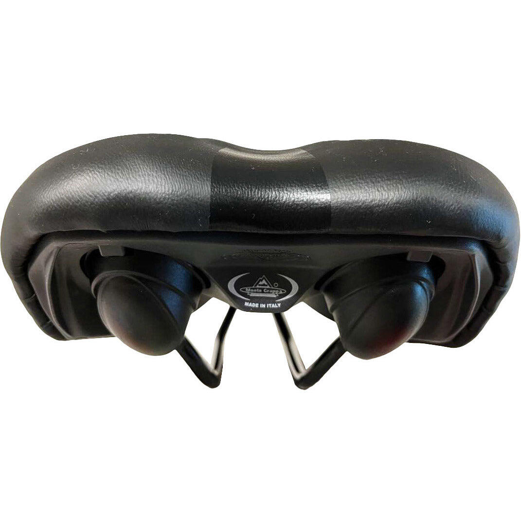 Selle Monte Grappa Monte Grappa Saddle Asola 6200 Gel Steel Rail noir 4/4