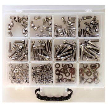 Bofix 214909 Assortiment Doos met 12 Vaks Inbusbouten RVS M8 1/1