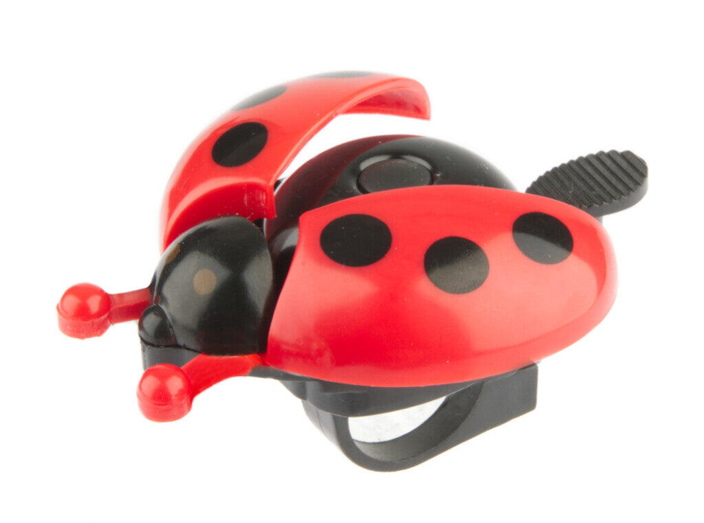Pexkids Fietsbel Lieveheersbeestje - Rood Zwart 1/3