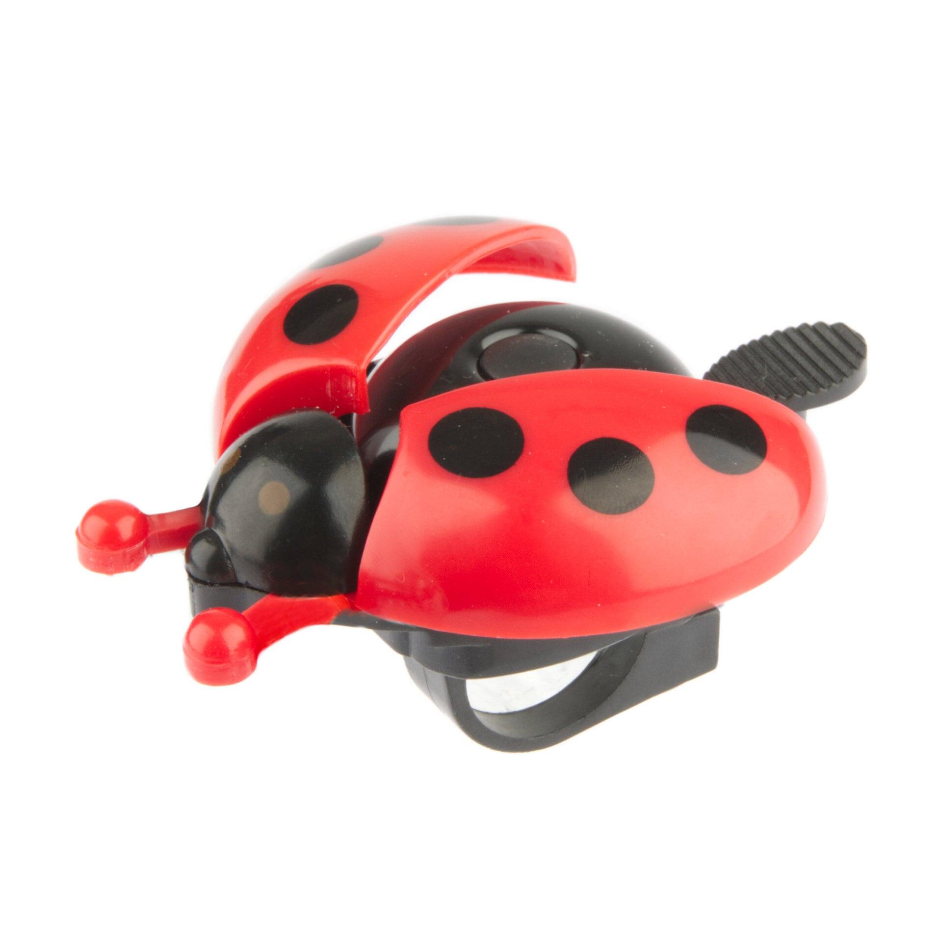 Pexkids Fietsbel Lieveheersbeestje - Rood Zwart 3/3
