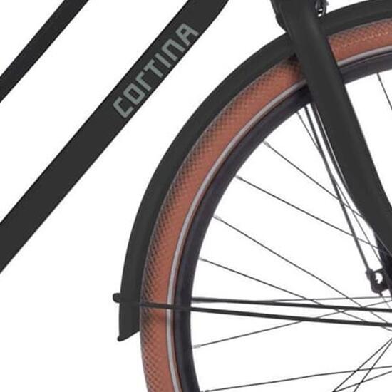 Cortina Fender pour Vélo 28 Pouces Foss Arrant en Noir Mat