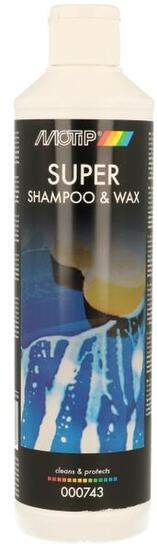 MoTip Super Shampooing à la Cire 500ml - Nettoyant et Protecteur Puissant