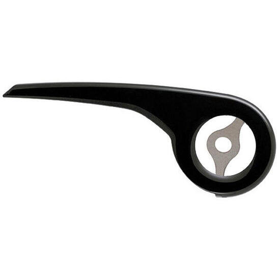 Paracatena Hesling Prisma 46T nero in plastica con staffa.