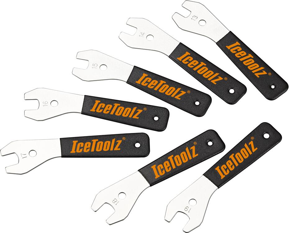 IceToolz Conussleutelset 7-delig 13-19 mm Zwart/Zilver 1/1