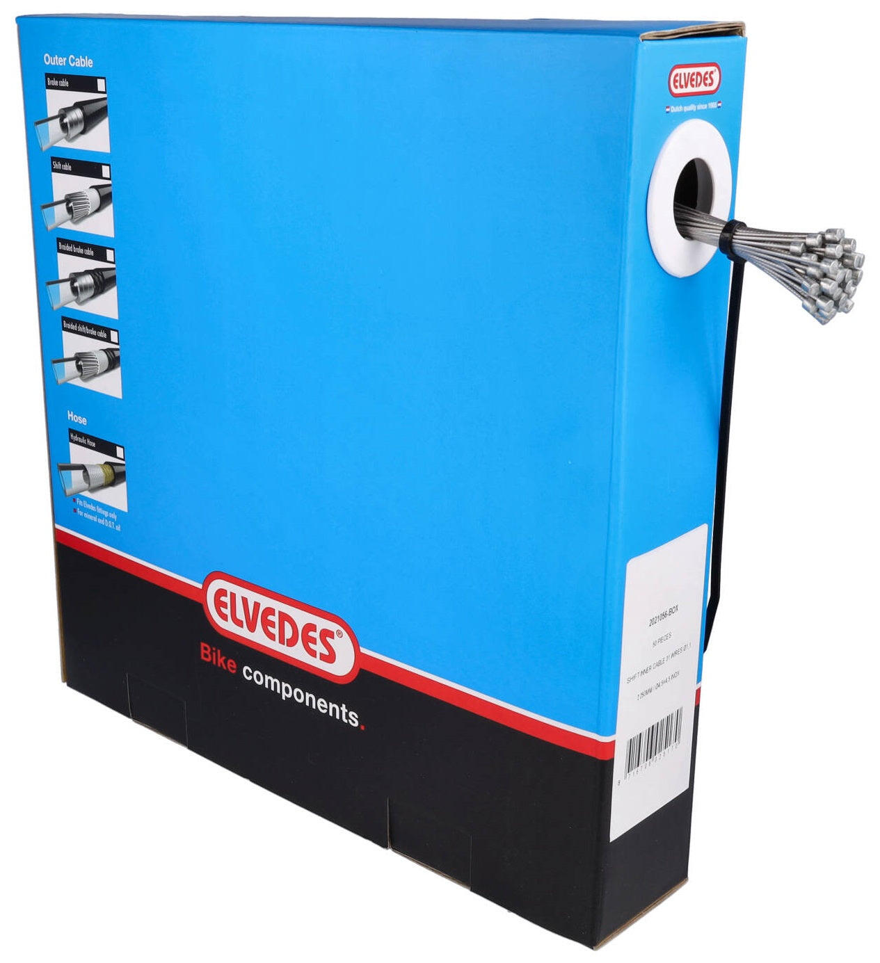 ELVEDES Elvedes RVS Schakelbinnenkabel 2250mm (50) N-Nippel