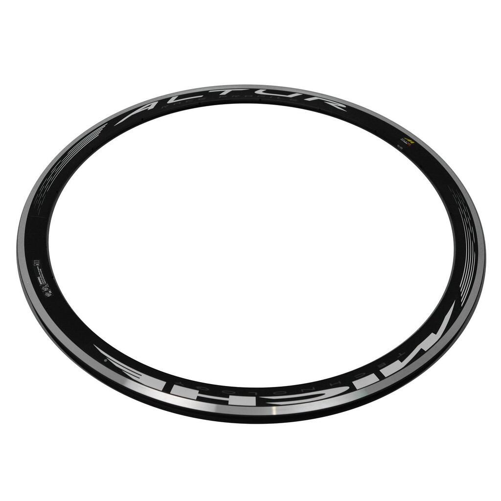 Miche Altur 28" Clincher Front Rim — Aluminium, Black.