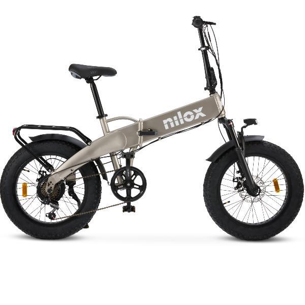 Bicicleta Eléctrica X10 Fat Bike Plegable 20" – 70 km – Gris 2/7