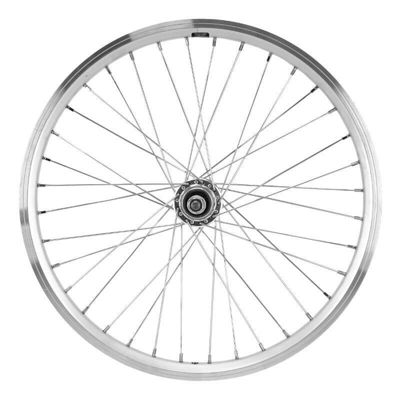 VELOX Achterwiel dubbelwandige aluminium naaf volle as vrijloop (met moer 10x100) velg