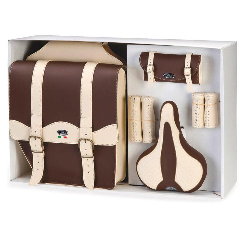 Set Vintage SMG de Monte Grappa - Sac à Vélo en Cuir Marron Crème de 4 Pièces      18899€     SELLE MONTE GRAPPA Set Vintage SMG de Monte Grappa - Sac à Vélo en Cuir Marron Crème de 4 PiècesVendu exclusivement en ligne   