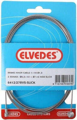 Elvedes rem binnenkabel 2350mm rvs slick ø1,5mm v- en t-nippel