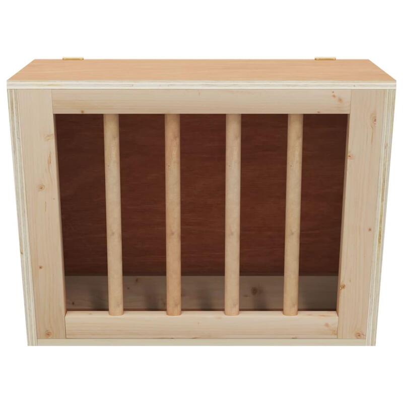 Hooiruif en bois massif pour lapins 25x18,5x20,5 cm