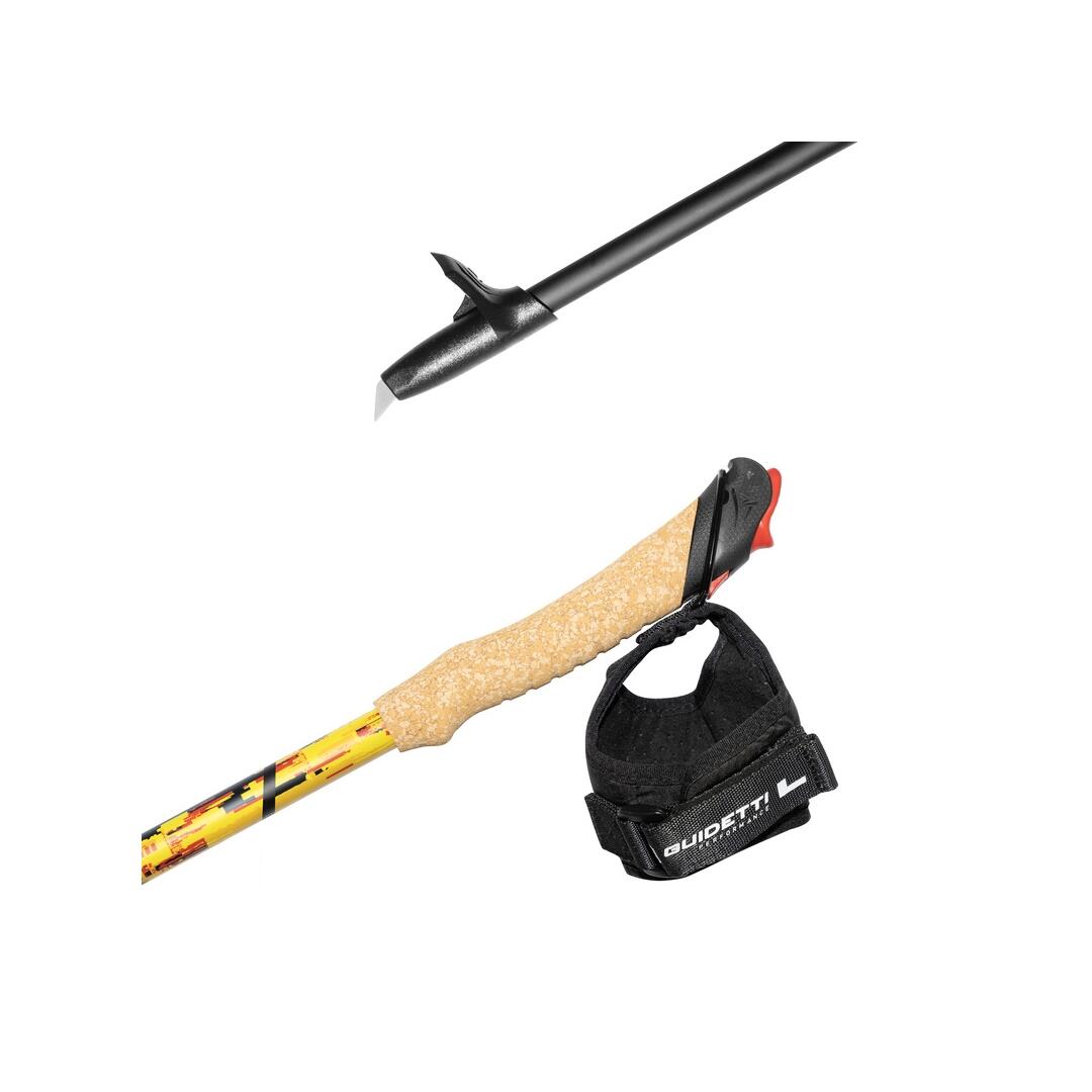 Guidetti - Bâtons Ski De Fond 100% Carbone- Oxygène Xc100 - Bâton De Randonnée - 145 Cm - Decathlon