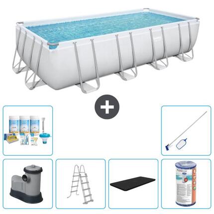 Piscine Rectangulaire Power Steel - 549x274x122 cm + Accessoires CB32