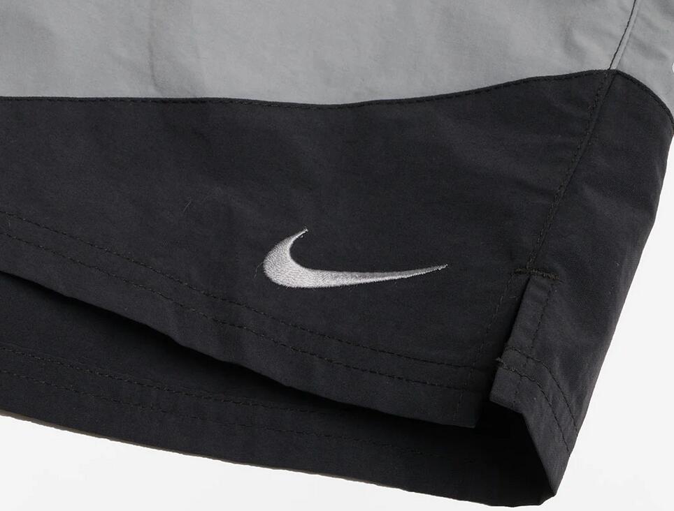 Costume da bagno uomo nike multi logo 5 volley - nero/grigio 2/3