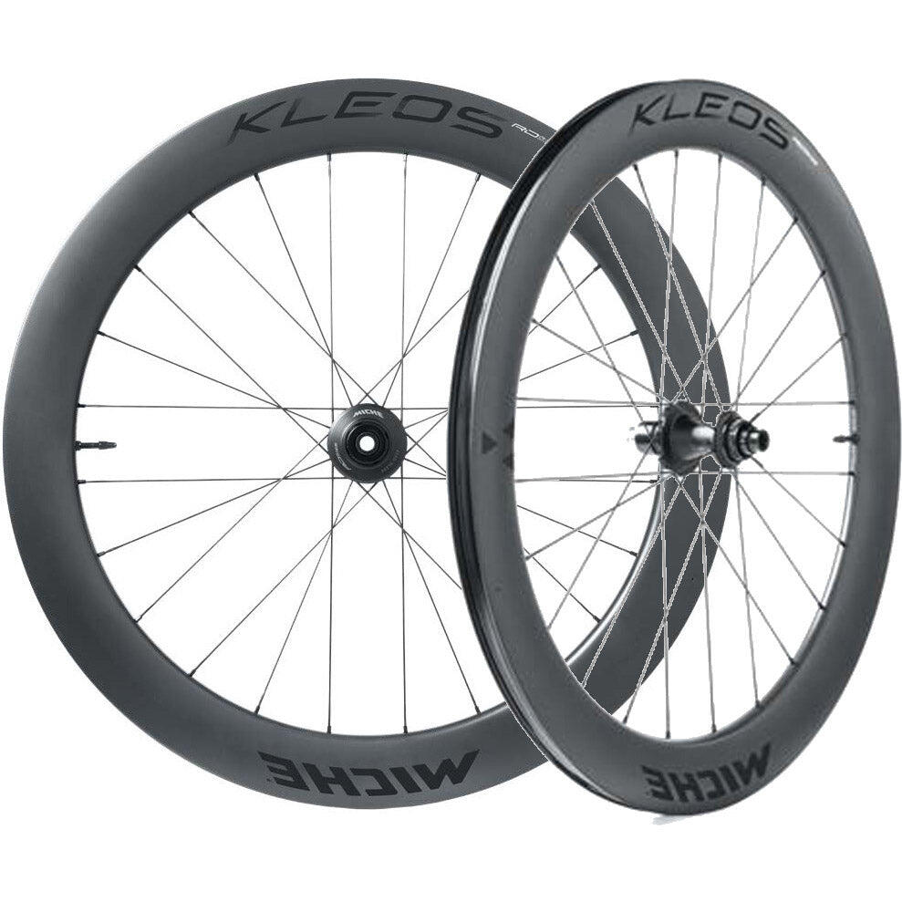 MICHE Miche Kleos RD Disc - Ruote 62 mm Tubeless in carbonio, compatibile Shimano.