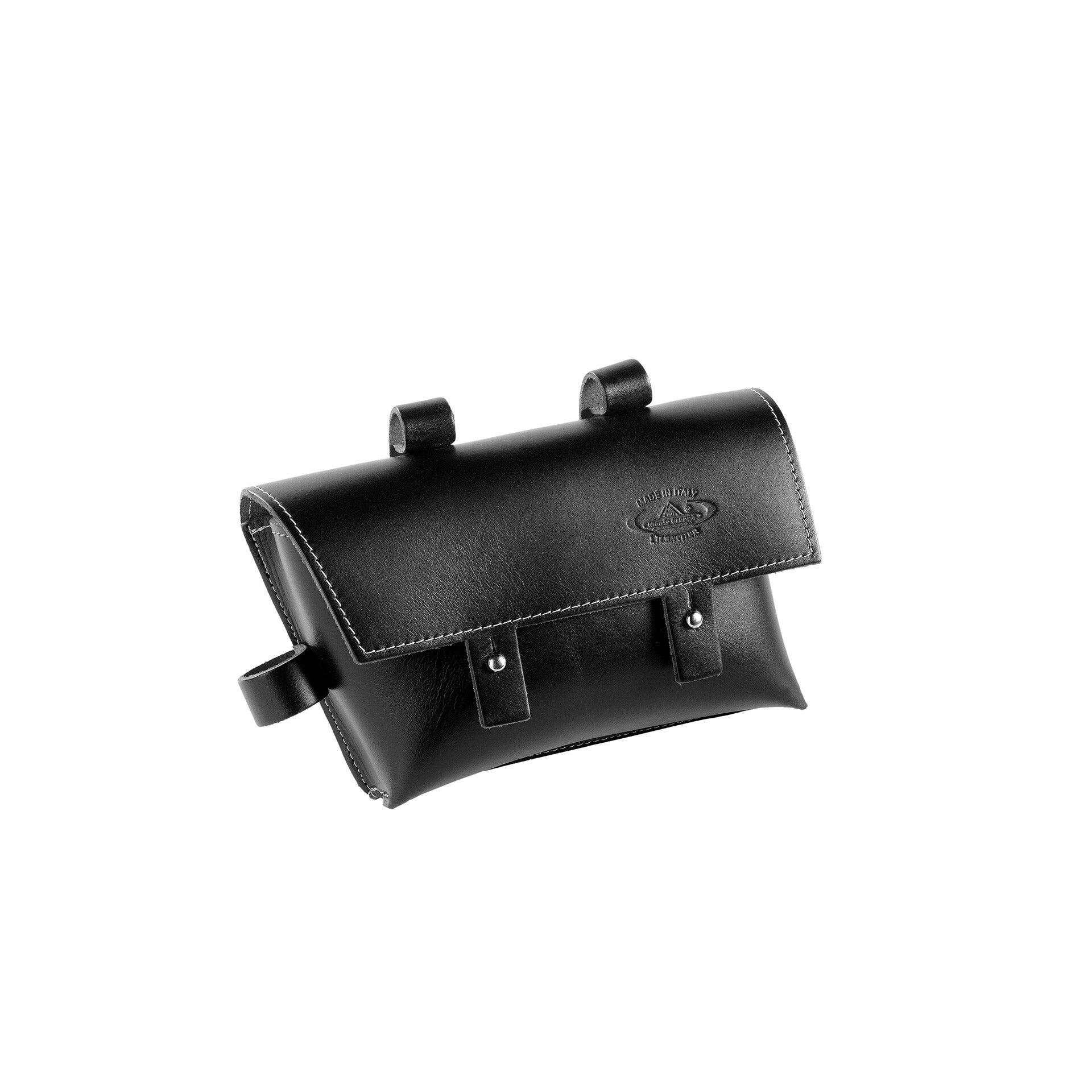 Selle Monte Grappa - Selle Monte Grappa Monte Grappa Frametas Leer Black - Sacoche De Cadre - Noir - Decathlon