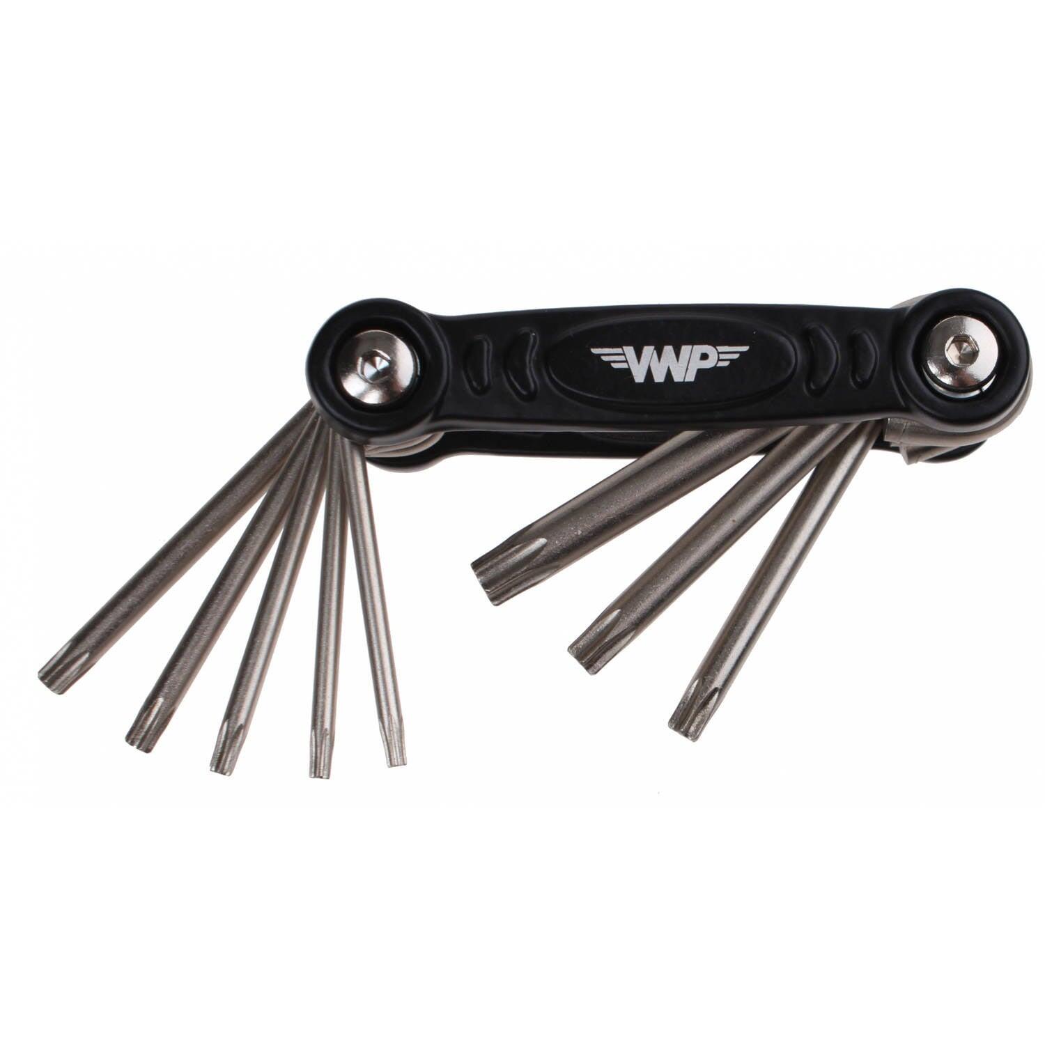 VWP VWP 8-in-1 Pocket Toolset met Torx Sleutels en Zakmes