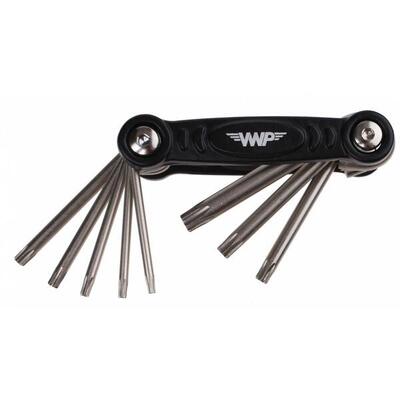 Vwp 8-in-1 pocket toolset met torx sleutels en mes