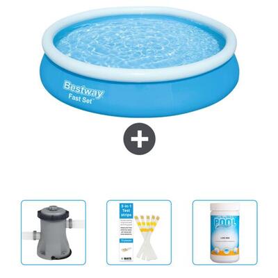 Bestway fast set rond - 366x76 cm + accessoires cb37