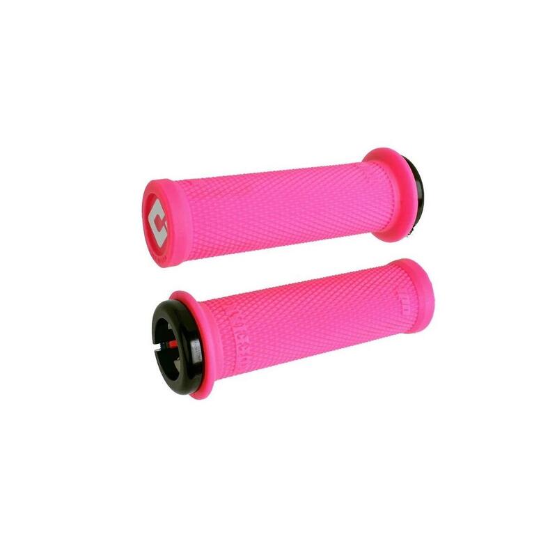 Odi - MTB Lock-On Ruffian, Impugnature per Bicicletta da 130 mm, Colore Verde, con Confezione Bonus