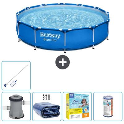 Bestway steel pro rond - 366x76 cm + accessoires cb20