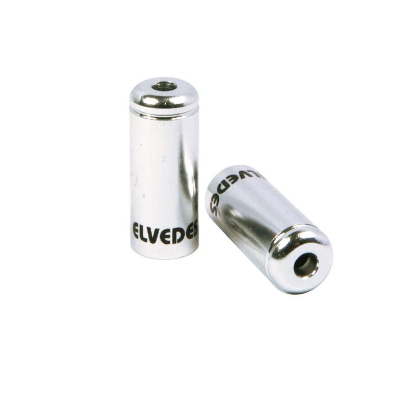 Chapeau de câble Elvedes en aluminium argenté de 5 mm (10 pièces)      2699€     ELVEDES Chapeau de câble Elvedes en aluminium argenté de 5 mm (10 pièces)Vendu exclusivement en ligne   