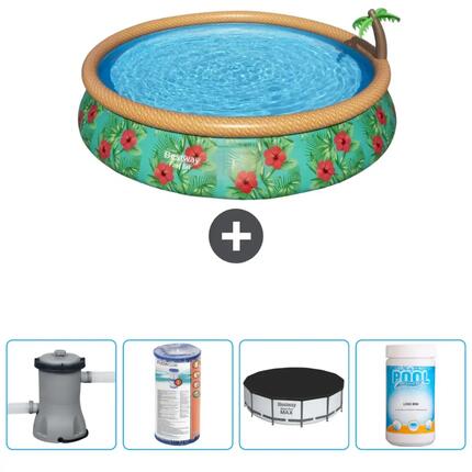 Piscine Gonflable Ronde Fast Set - 457x84 cm + Accessoires CB51