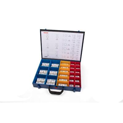 Cema assortimentsdoos met chroomstalen lagers, 96-delig.