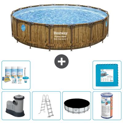Bestway power steel rond - 549x122 cm + accessoires cb30