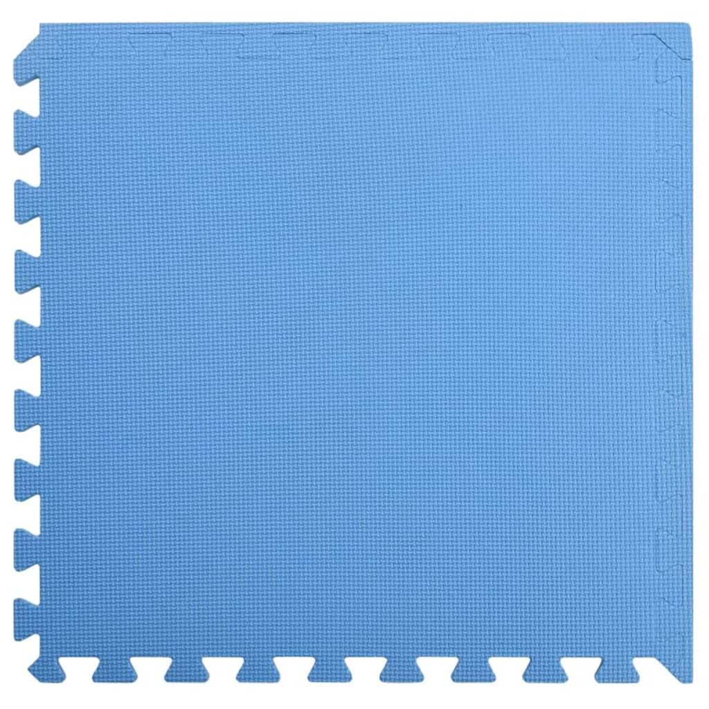 Vidaxl EVA-Schaum Bodenmatten - 12 Stück in Blau 2/4