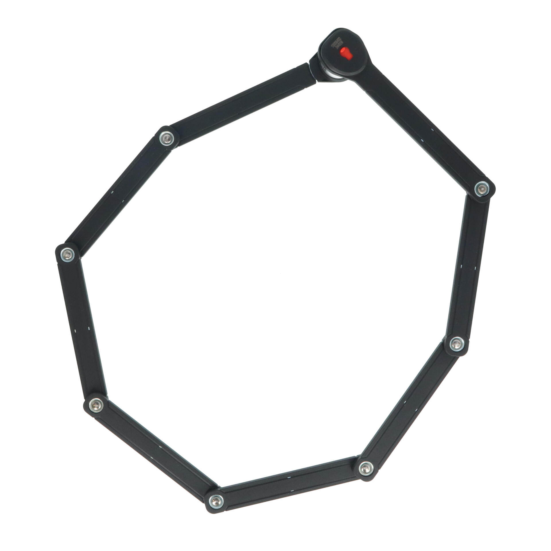 Edge FoldGuard XL 120 cm ART2 - Lucchetto pieghevole in acciaio, nero. 2/4