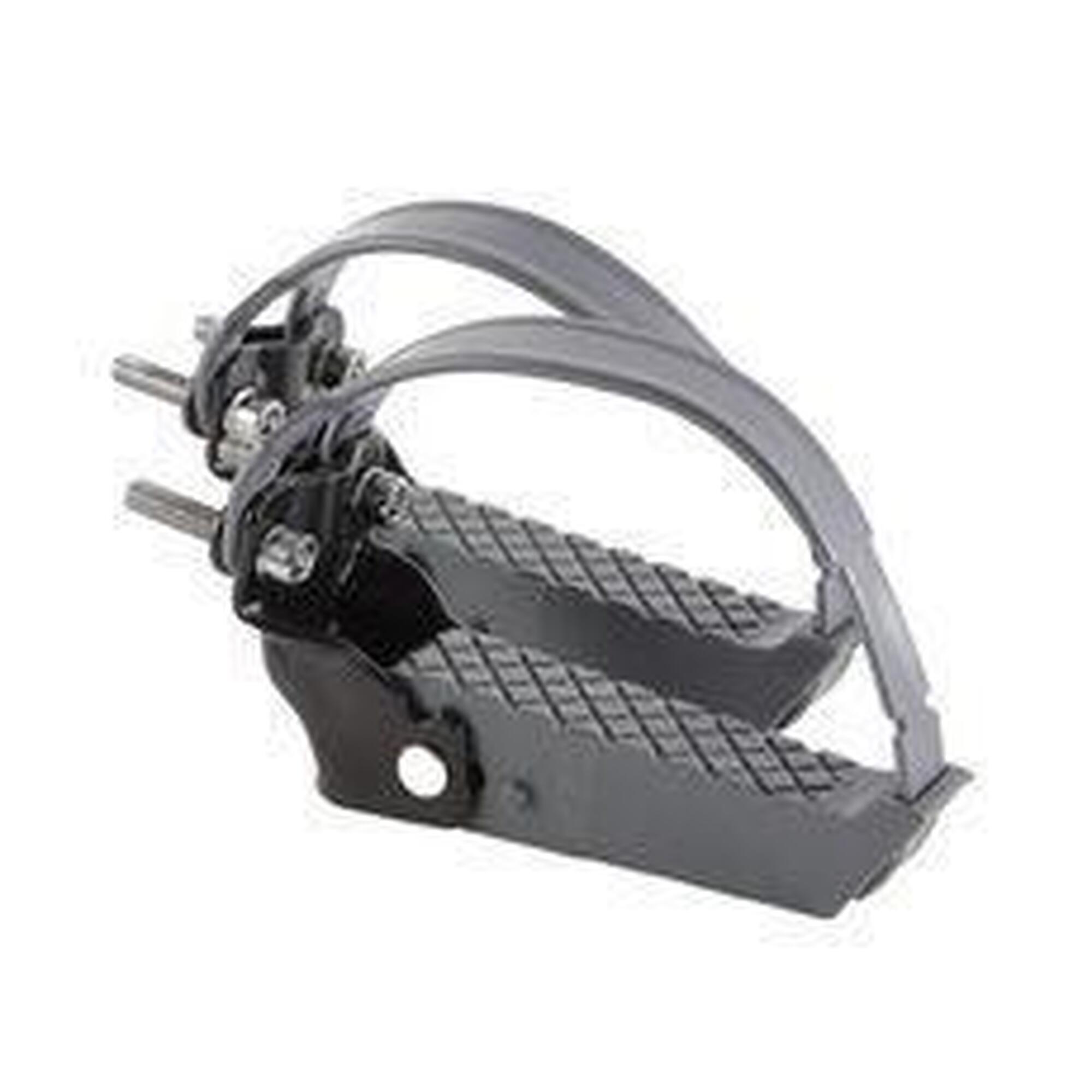 Mirage składane podpórki na stopy do roweru, czarny/szary, dzieci