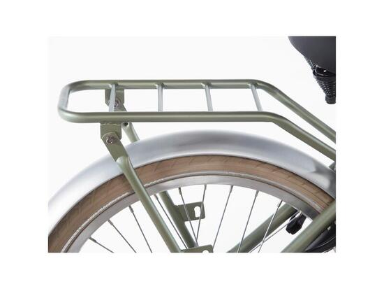 Portapacchi posteriore Alpina 22 Cargo verde vellutato opaco.